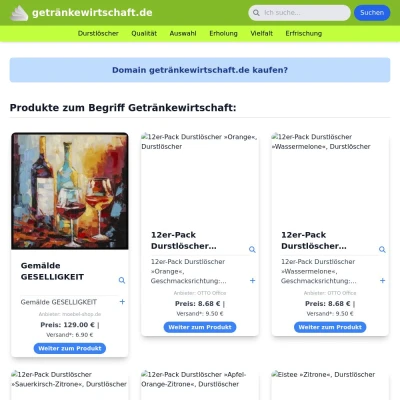 Screenshot getränkewirtschaft.de