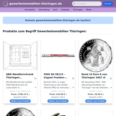 Screenshot gewerbeimmobilien-thüringen.de