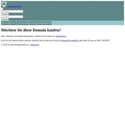 Screenshot gewerbsmäßig.de