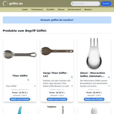 Screenshot göffel.de