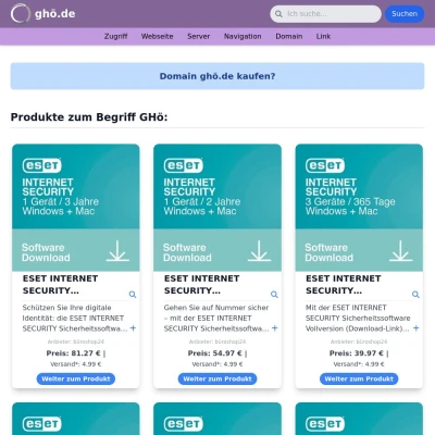 Screenshot ghö.de