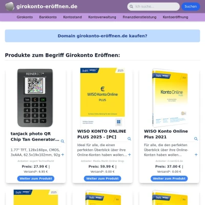 Screenshot girokonto-eröffnen.de