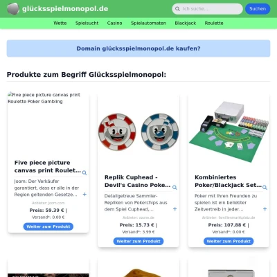 Screenshot glücksspielmonopol.de