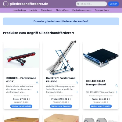 Screenshot gliederbandförderer.de