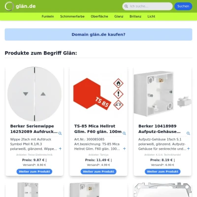Screenshot glän.de