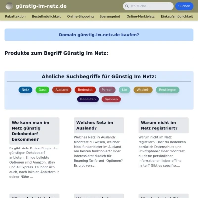 Screenshot günstig-im-netz.de