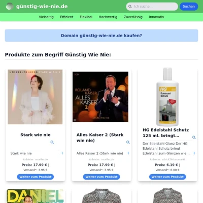 Screenshot günstig-wie-nie.de
