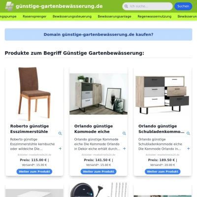 Screenshot günstige-gartenbewässerung.de