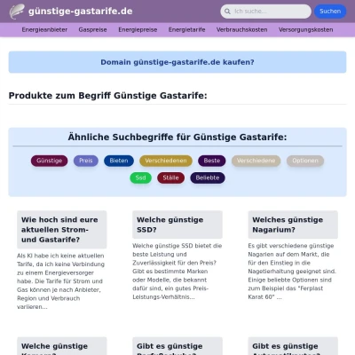 Screenshot günstige-gastarife.de