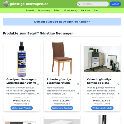 Screenshot günstige-neuwagen.de