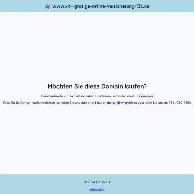 Screenshot günstige-online-versicherung.de