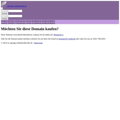 Screenshot günstige-onlinekredite.de