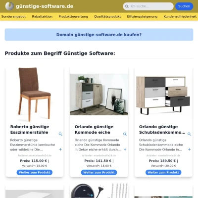 Screenshot günstige-software.de