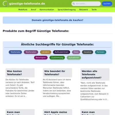Screenshot günstige-telefonate.de