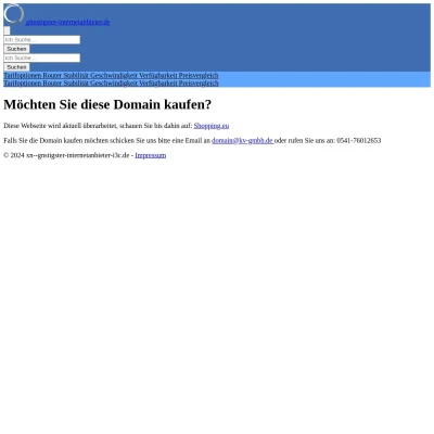 Screenshot günstigster-internetanbieter.de