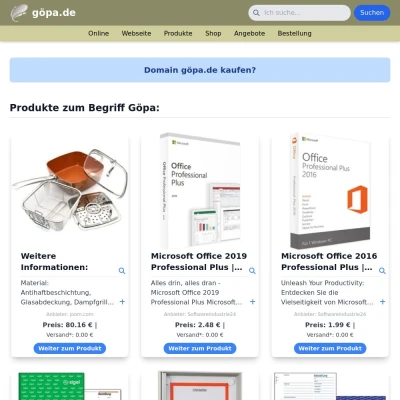 Screenshot göpa.de