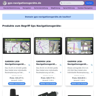 Screenshot gps-navigationsgeräte.de