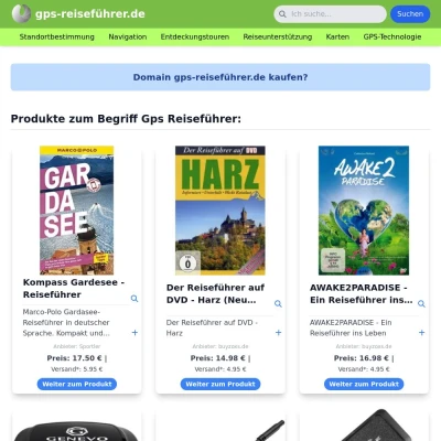 Screenshot gps-reiseführer.de