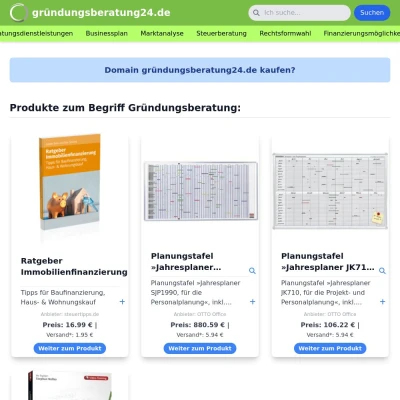 Screenshot gründungsberatung24.de