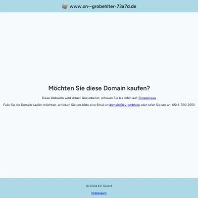 Screenshot großbehälter.de