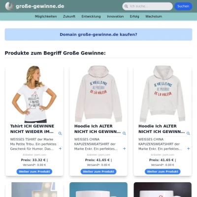 Screenshot große-gewinne.de