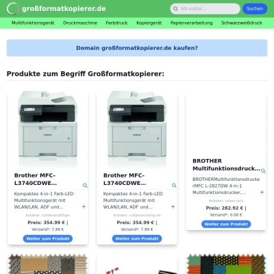 Screenshot großformatkopierer.de