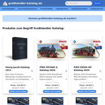 Screenshot großhändler-katalog.de