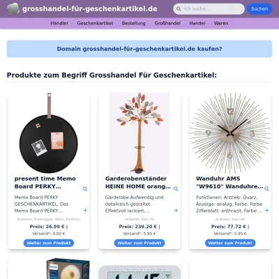 Screenshot grosshandel-für-geschenkartikel.de