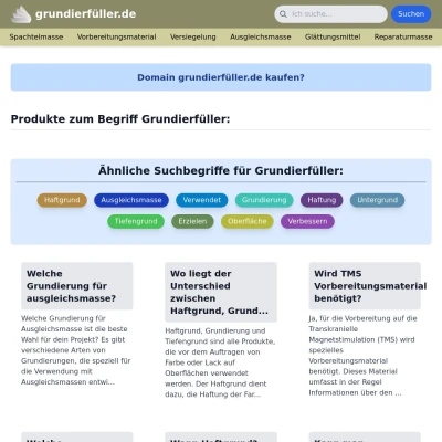 Screenshot grundierfüller.de