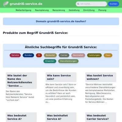 Screenshot grundriß-service.de