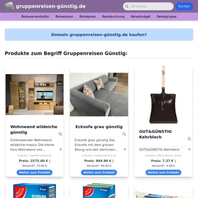 Screenshot gruppenreisen-günstig.de