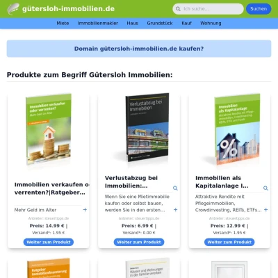 Screenshot gütersloh-immobilien.de
