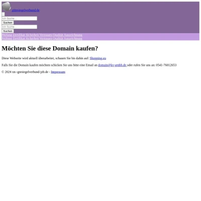 Screenshot gütesiegelverbund.de