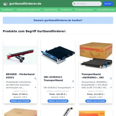 Screenshot gurtbandförderer.de