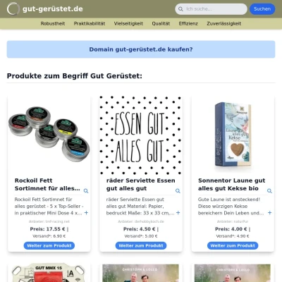 Screenshot gut-gerüstet.de