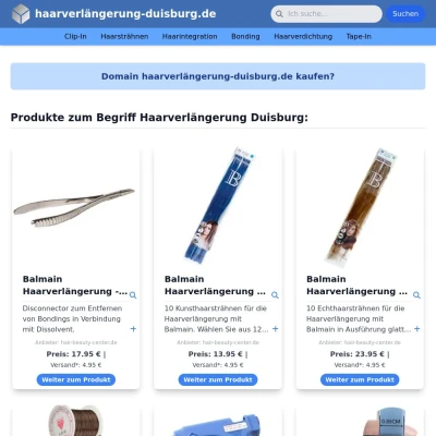 Screenshot haarverlängerung-duisburg.de