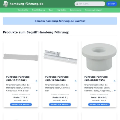 Screenshot hamburg-führung.de