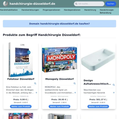 Screenshot handchirurgie-düsseldorf.de