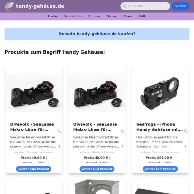 Screenshot handy-gehäuse.de