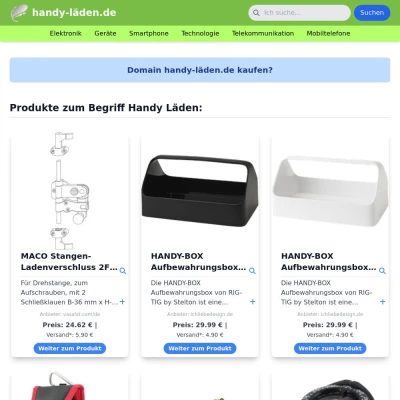 Screenshot handy-läden.de