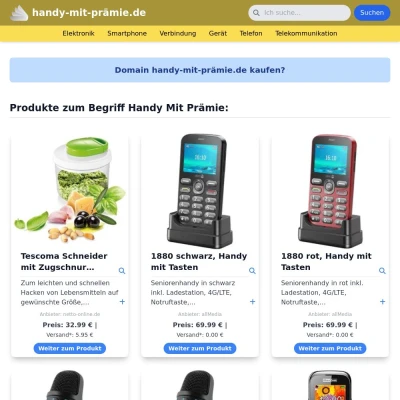 Screenshot handy-mit-prämie.de