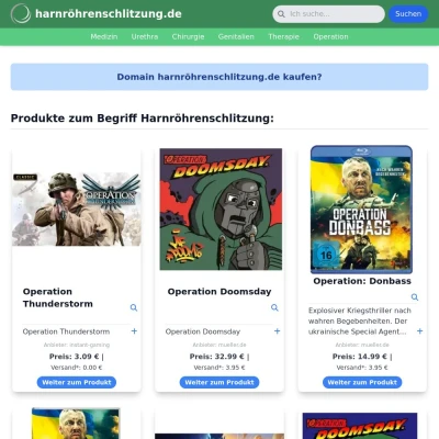 Screenshot harnröhrenschlitzung.de