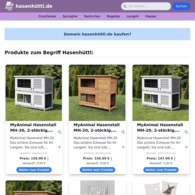 Screenshot hasenhüttl.de