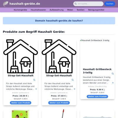 Screenshot haushalt-geräte.de