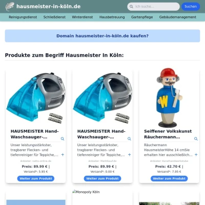 Screenshot hausmeister-in-köln.de