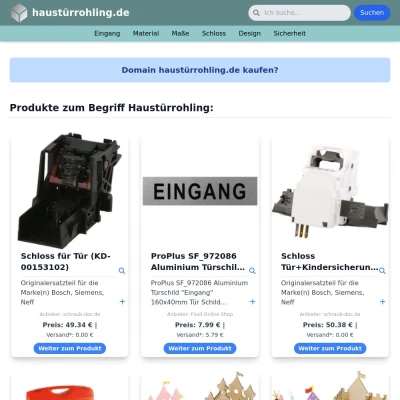 Screenshot haustürrohling.de