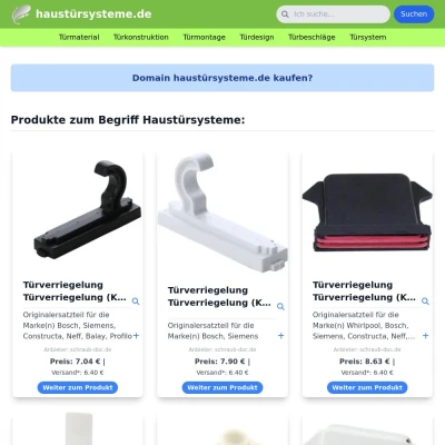 Screenshot haustürsysteme.de