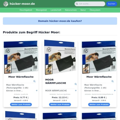 Screenshot hücker-moor.de