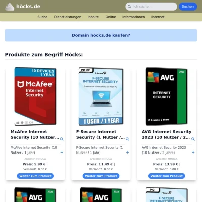 Screenshot höcks.de