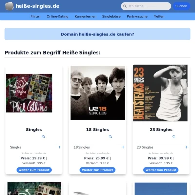 Screenshot heiße-singles.de